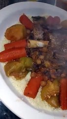 الكسكس المغربي اللذيذ