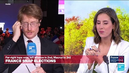 ‘Jubilation’, ‘euphoria’ at far-right National Rally headquarters