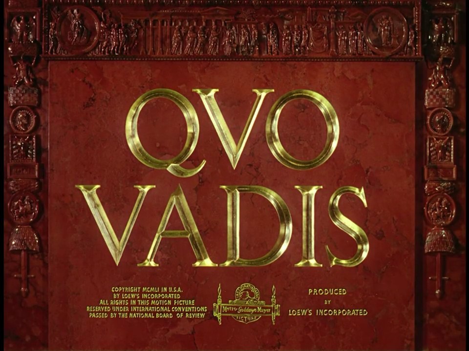 QUO VADIS (1951) -- Clip: varie