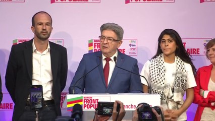 Jean-Luc Mélenchon appelle à « retirer » toute candidature de la gauche arrivée en 3e position