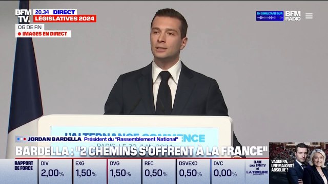 RN en tête des législatives: Monsieur Mélenchon et ses amis font courir à notre nation un péril existentiel , réagit Jordan Bardella