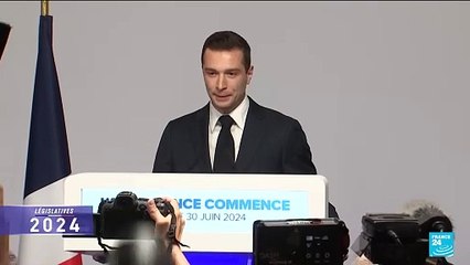 "Dimanche prochain, la victoire est possible et l'alternance est à portée de main", assure Jordan Bardella