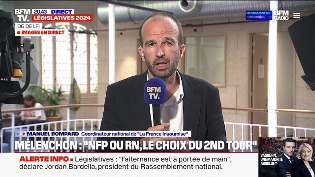 Législatives: Rien dans notre programme, rien dans nos propositions ne rompt avec l'idée que nous nous faisons de la République , affirme Manuel Bompard