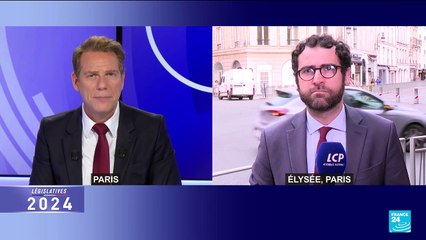 Emmanuel Macron appelle à un "large rassemblement" au second tour face au Rassemblement national