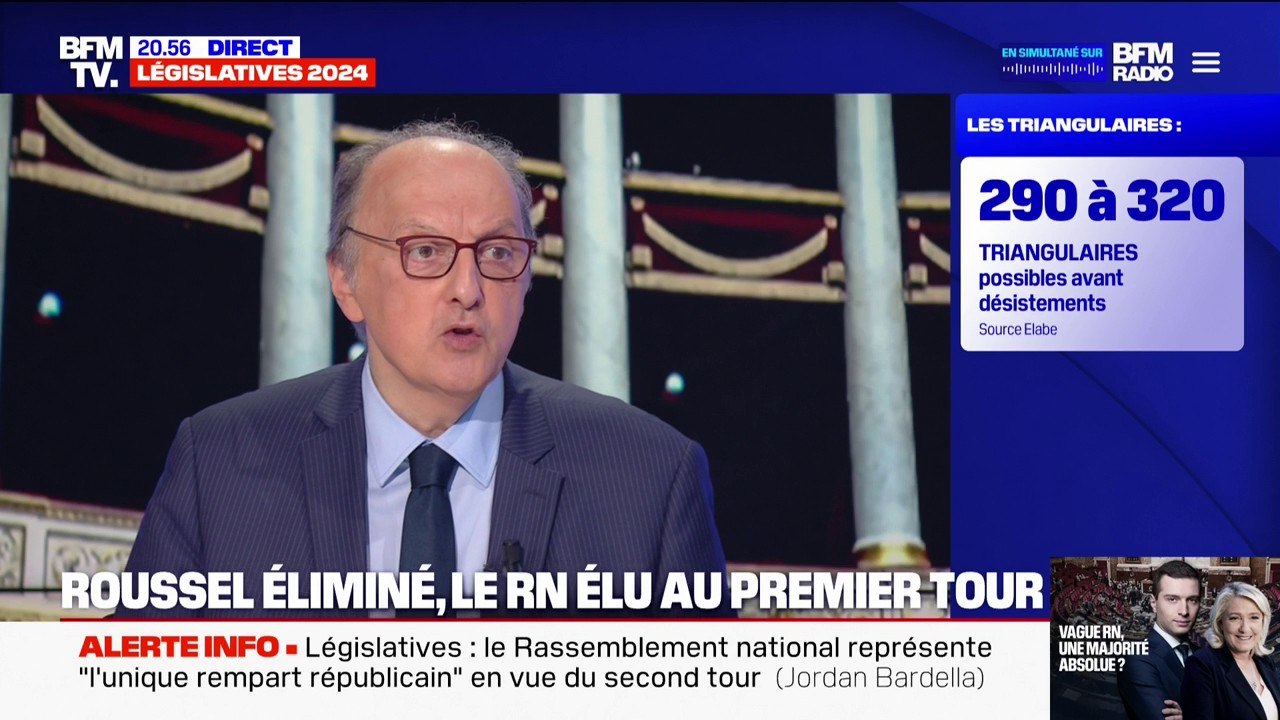 Législatives: entre 290 et 320 triangulaires prévues au second tour (projections Elabe)