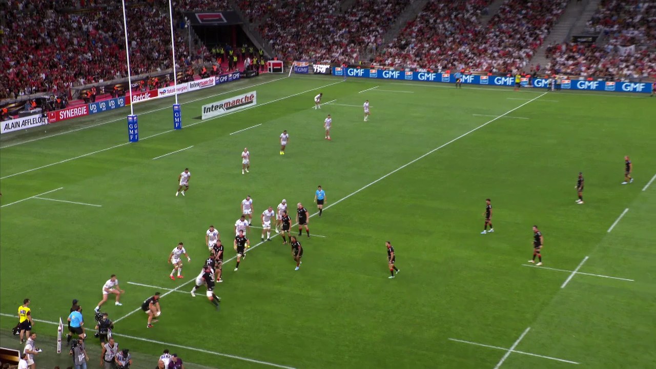 TOP 14 - Essai de David AINU'U (ST) - Stade Toulousain - Union Bordeaux-Bègles