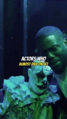 ACTORS WHO ALMOST DIED ON SET #shorts