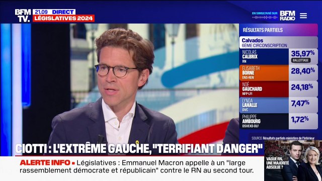 Aucune consigne de vote si nous ne sommes pas au second tour : Geoffroy Didier, secrétaire délégué des Républicains, n'appelle pas à faire barrage au second tour