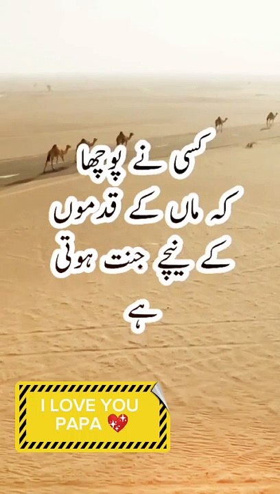 WALID KI OLAAD SE MOHABBAT OR QURBANI