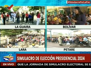 Bolivarenses exhortan al pueblo a participar en el simulacro electoral rumbo al 28-J