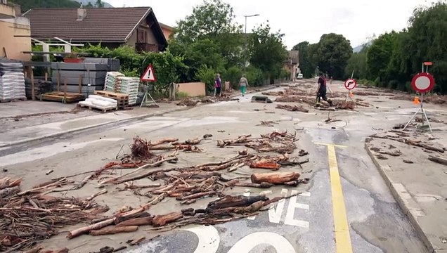 Al menos siete muertos por lluvias torrenciales en Suiza, Francia e Italia