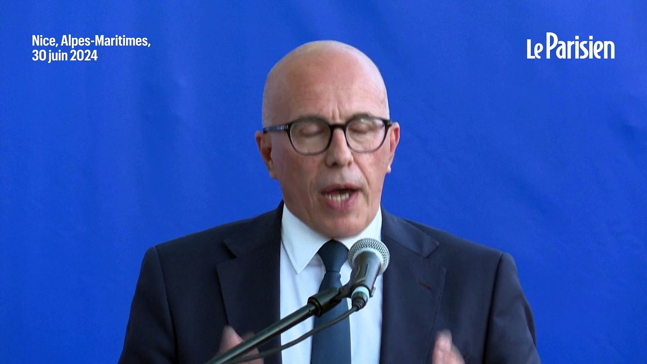 Législatives : "La menace d'extrême gauche est réelle", selon Eric Ciotti