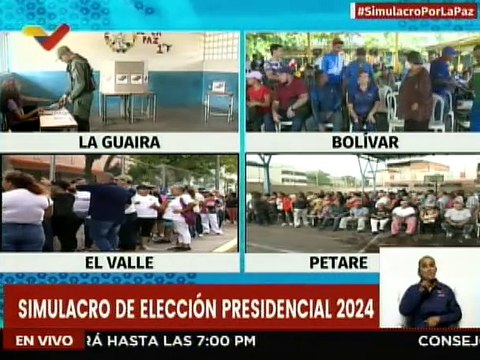 Caracas | Habitantes de la pqa. El Valle invitan al pueblo a participar en el simulacro electoral