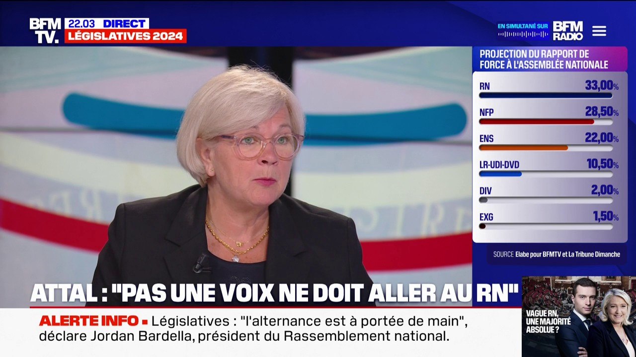 Législatives: "Nos responsabilités, nous devons...