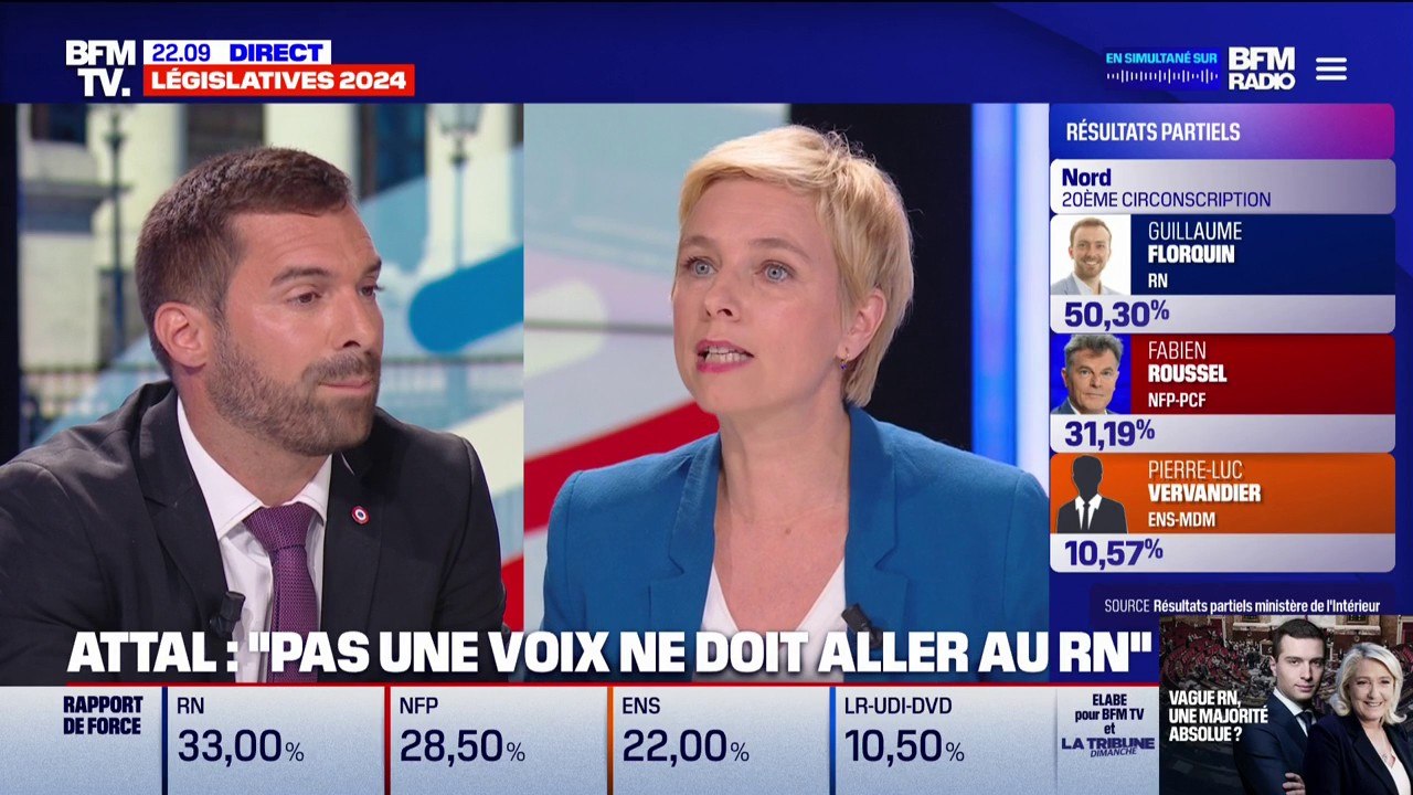 "Il y a une haine très forte que vous alimentez contre les musulmans": échange tendu entre Clémentine Autain (NFP) et Julien Odoul (RN)