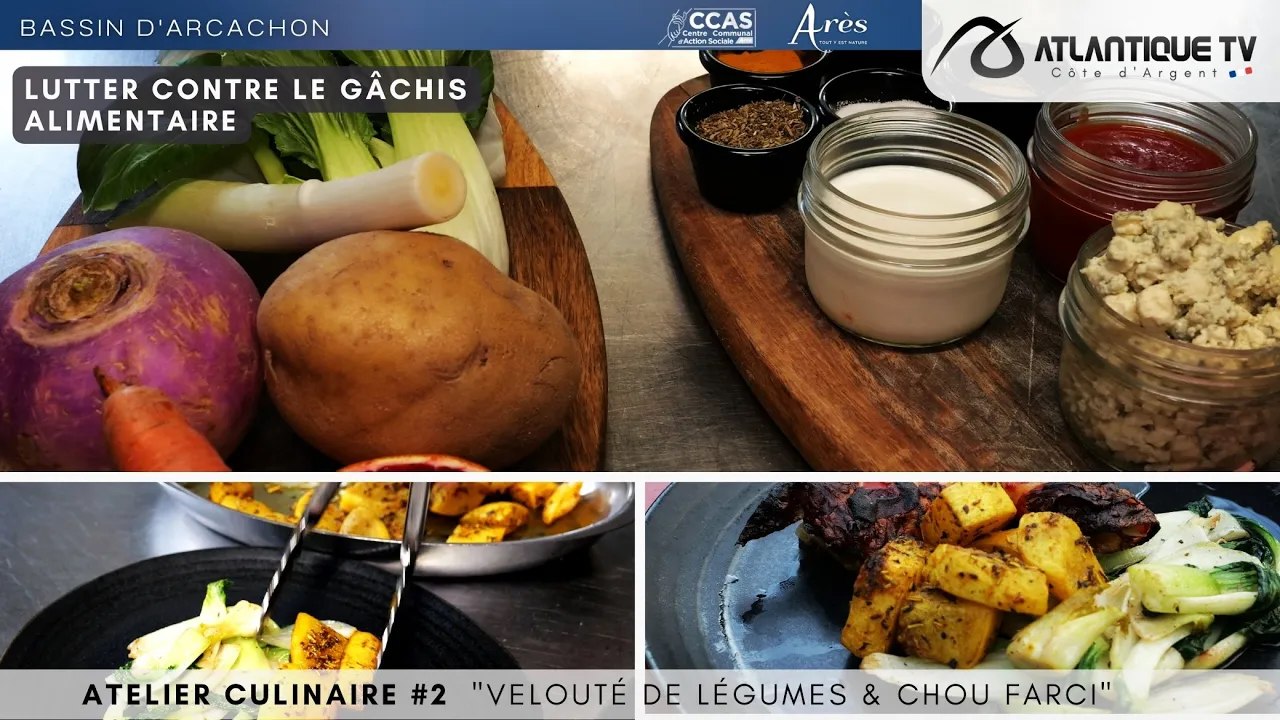 Atelier Culinaire #2 Lutter contre le gâchis alimentaire Velouté de légumes & Chou farci