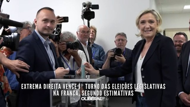 Extrema direita vence 1º turno das eleições legislativas na França, segundo estimativas