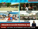 Sector universitario del estado Guárico dicen presente en el simulacro electoral de este 30-J