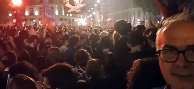 Elezioni in Francia, manifestazione a Parigi
