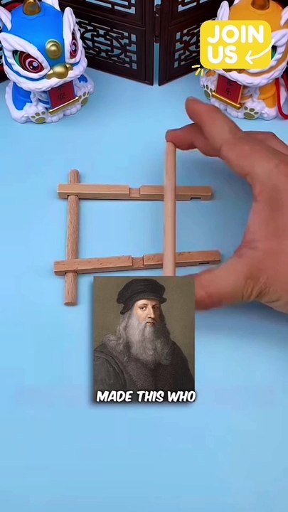 Interlocking Puzzle Type Bridge  #reels #puzzle