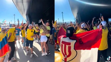 Copa América: la retadora porra de Ecuador contra México "el que no salte es mexicano"