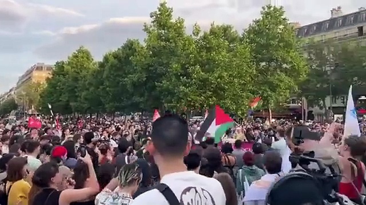 Manifestações contra extrema-direita em várias cidades francesa
