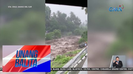 Lalaki, nahulog sa ilog sa gitna ng masamang panahon | Unang Balita