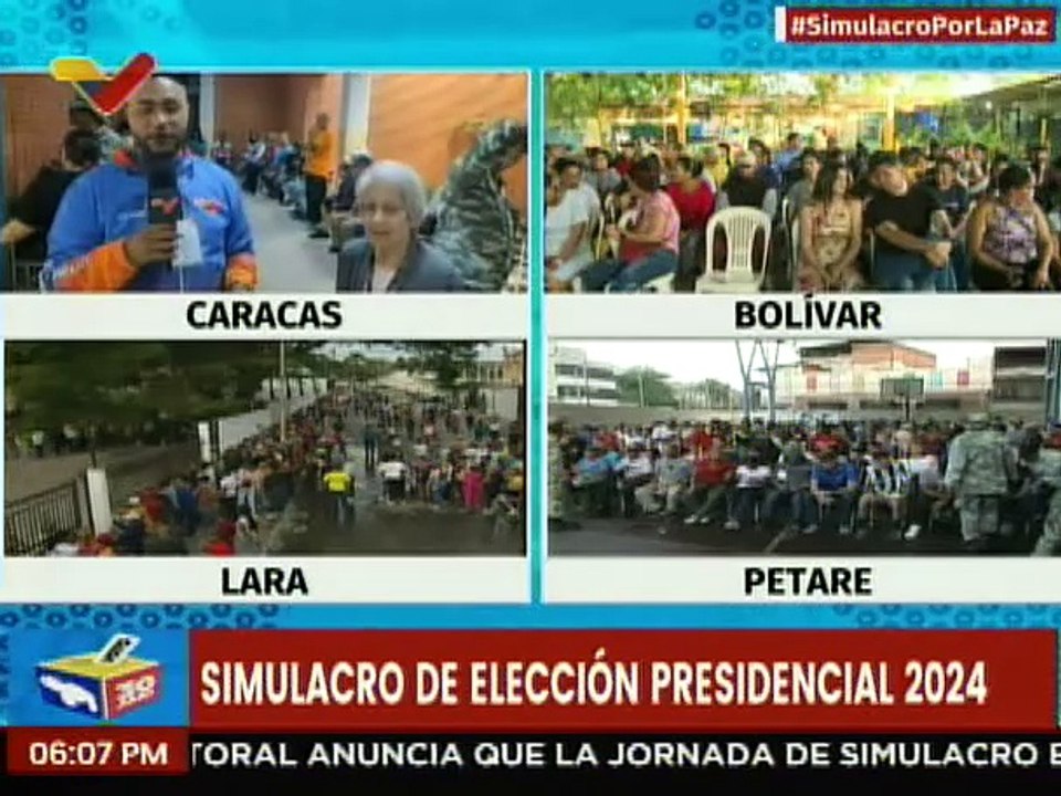 Caracas | Adultos mayores de la pqa. El Valle invitan al pueblo a participar en el simulacro electoral