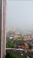Fuertes lluvias en el norte de Medellín