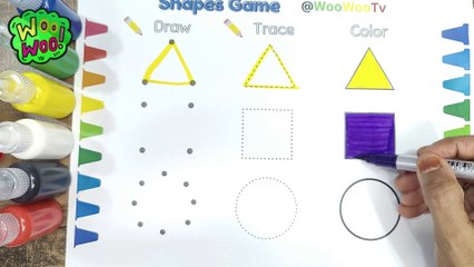 educational videos for kids | children's fun learning shapes | WooWooTv