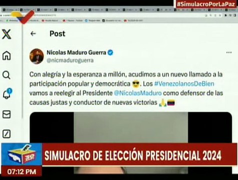 Diputado Nicolás Maduro Guerra hizo un llamado al pueblo a fortalecer la conciencia democrática