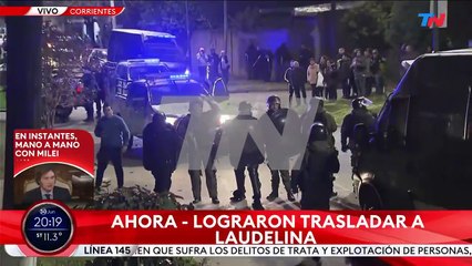 Caso Loan: trasladaron a Laudelina en medio de serios incidentes, con piedras y gases lacrimógenos