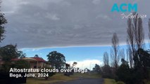 Altostratus clouds in Bega
