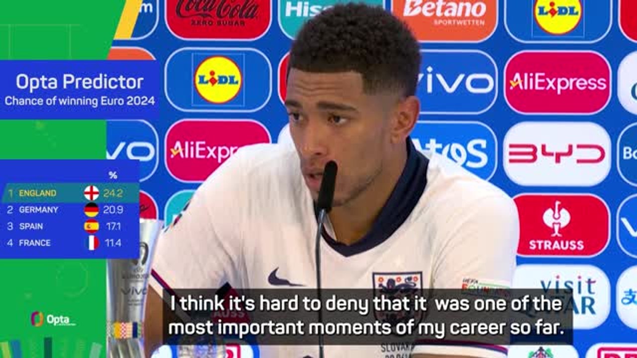 England equaliser the 'most important moment of my career' - Bellingham