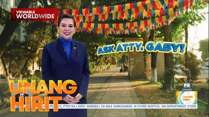#AskAttyGaby— Basaan sa Wattah Wattah Festival | Unang Hirit