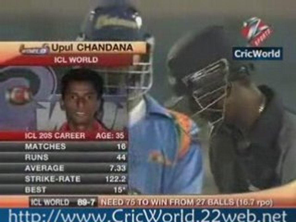 ICL WS08: Part 4 Match 4 - World XI v Ind XI Highlights