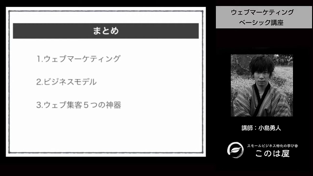 17. スモールビジネスのウェブマーケティング基本事項まとめ【17】