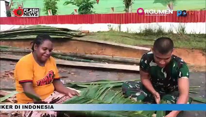 Peduli Pendidikan, Satgas Yonif 125/SMB Dirikan Honai Baca di Pedalaman Papua