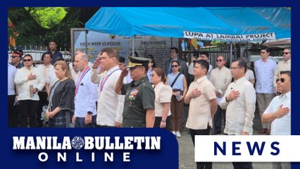 Wreath-laying ceremony during 126th Anniversary of the Siege of Baler and the Philippine-Spanish Friendship Day