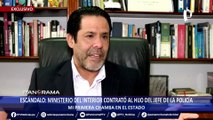 ¡Exclusivo! Ministerio del Interior contrató al hijo del jefe de la Policía: mi primera chamba en el Estado