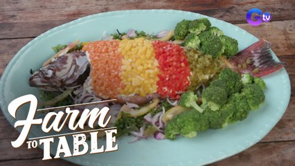 Chef JR Royol surprises Maey Bautista with Steamed Lapu-Lapu | Farm To Table