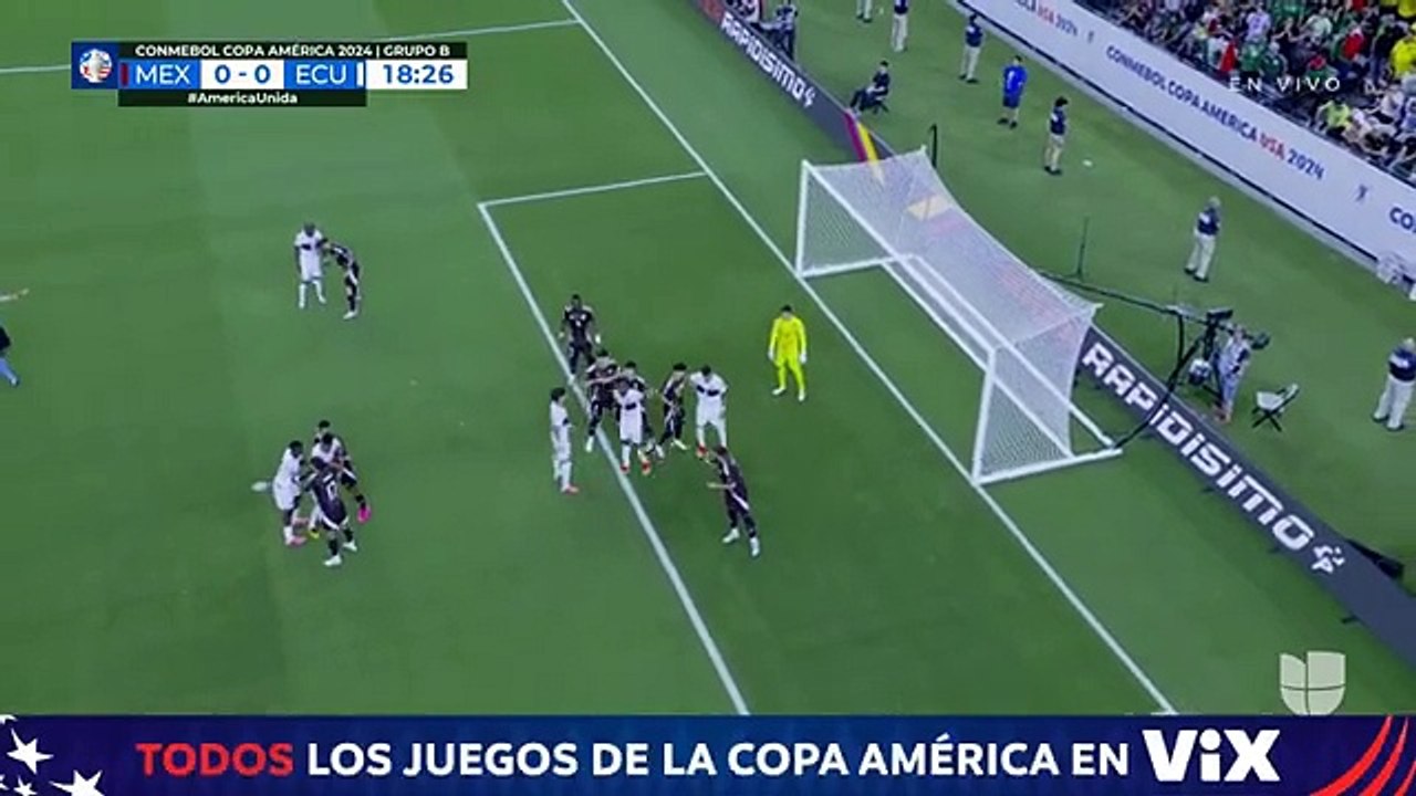 México 0-0 Ecuador  Copa América 2024 - J3  ¡CUIDADO! Julio evita un susto para México