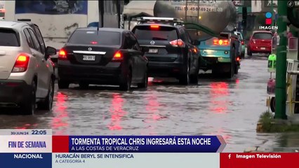 Se formó la tormenta tropical Chris frente a las costas de Veracruz