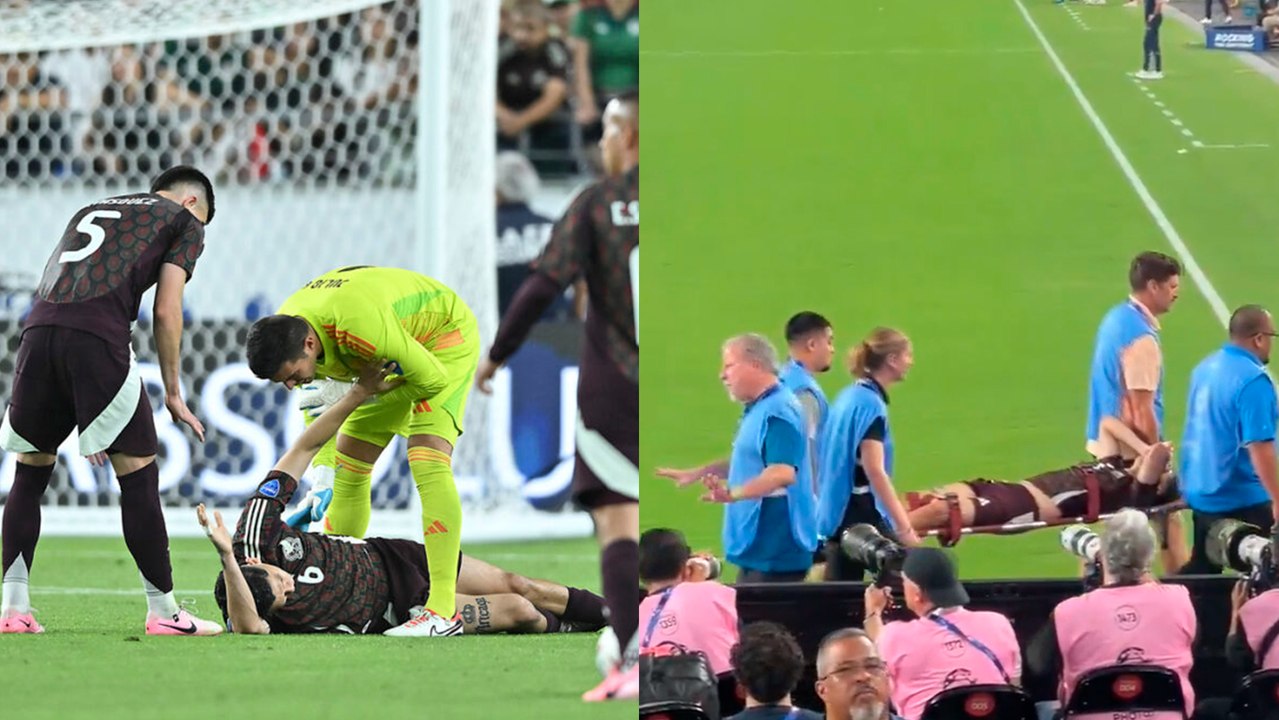 Gerardo Arteaga sale en camilla y llorando del México vs. Ecuador de Copa América