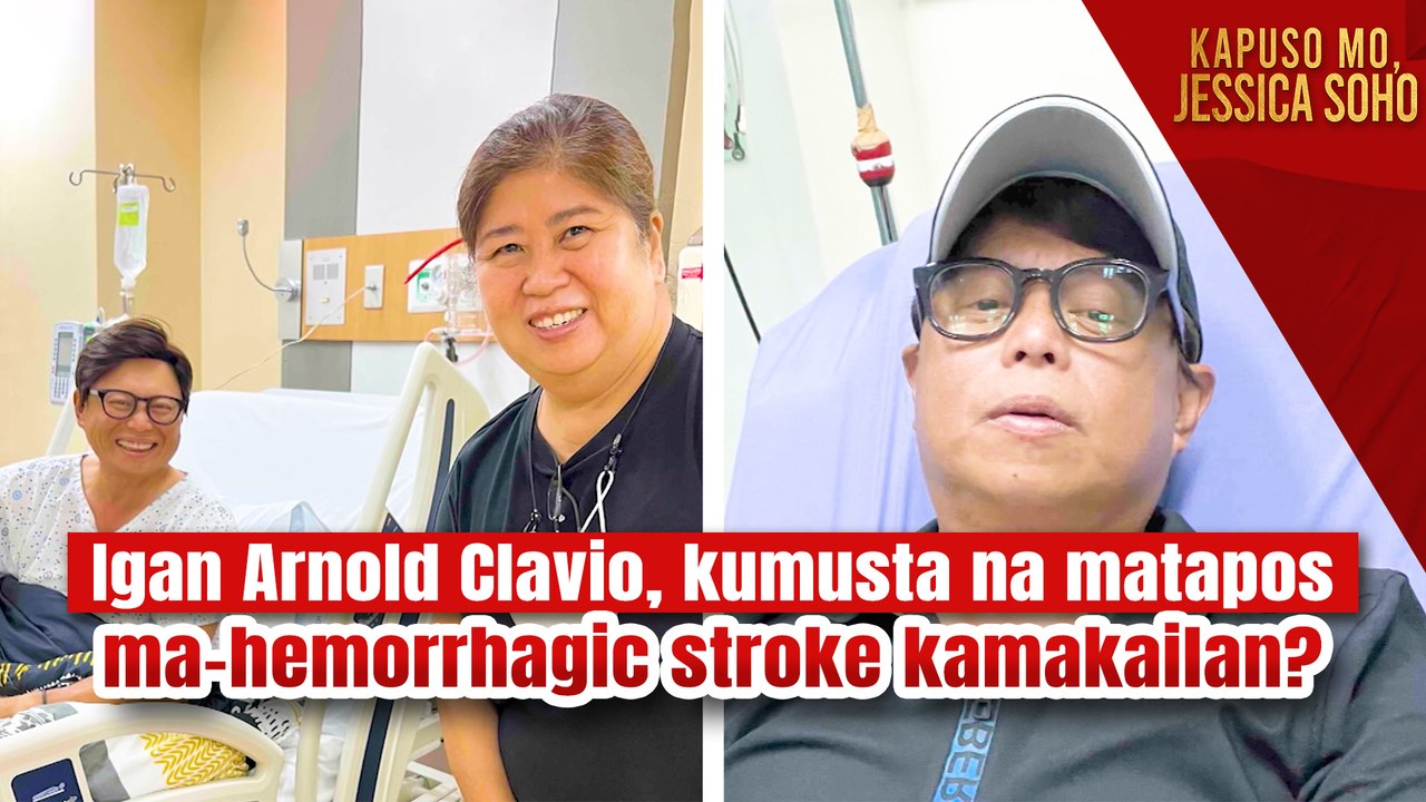 Igan Arnold Clavio, kumusta na matapos ma-hemorrhagic stroke kamakailan? | Kapuso Mo, Jessica Soho