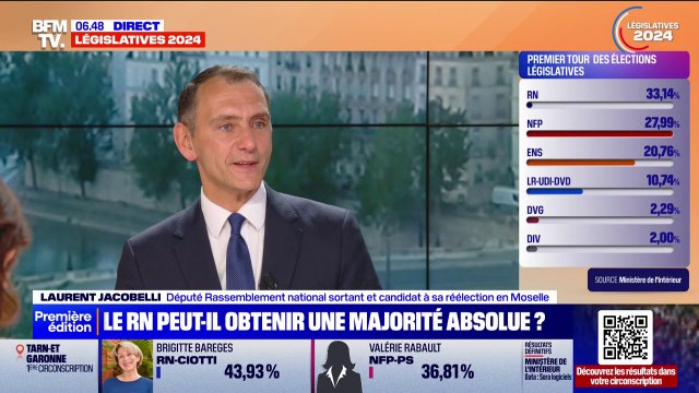 Laurent Jacobelli (RN): Nous avons de grands espoirs d'avoir la majorité absolue