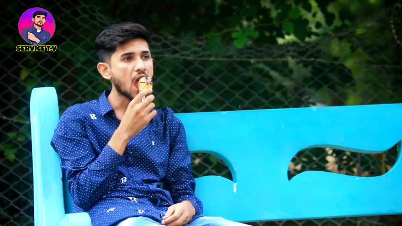 Blind Man Eating IceCream Prank