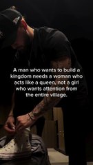 A real man loking for a queen not for a gril