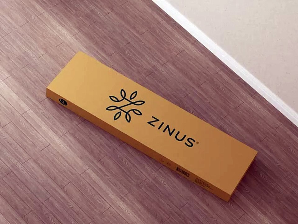 Amazon.com- ZINUS Vivek Deluxe Wood Platform Bed Frame with Headboard - Wooden Slat Support - No Box Spring Needed - Easy Assembly, Queen - Home & Kitchen