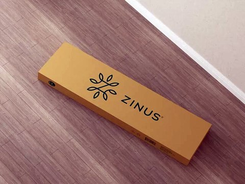 Amazon.com- ZINUS Vivek Deluxe Wood Platform Bed Frame with Headboard - Wooden Slat Support - No Box Spring Needed - Easy Assembly, Queen - Home & Kitchen